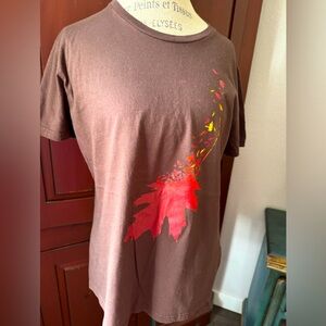 NWOT Woot! Large Fall Leaves Tee 🍂 🍁